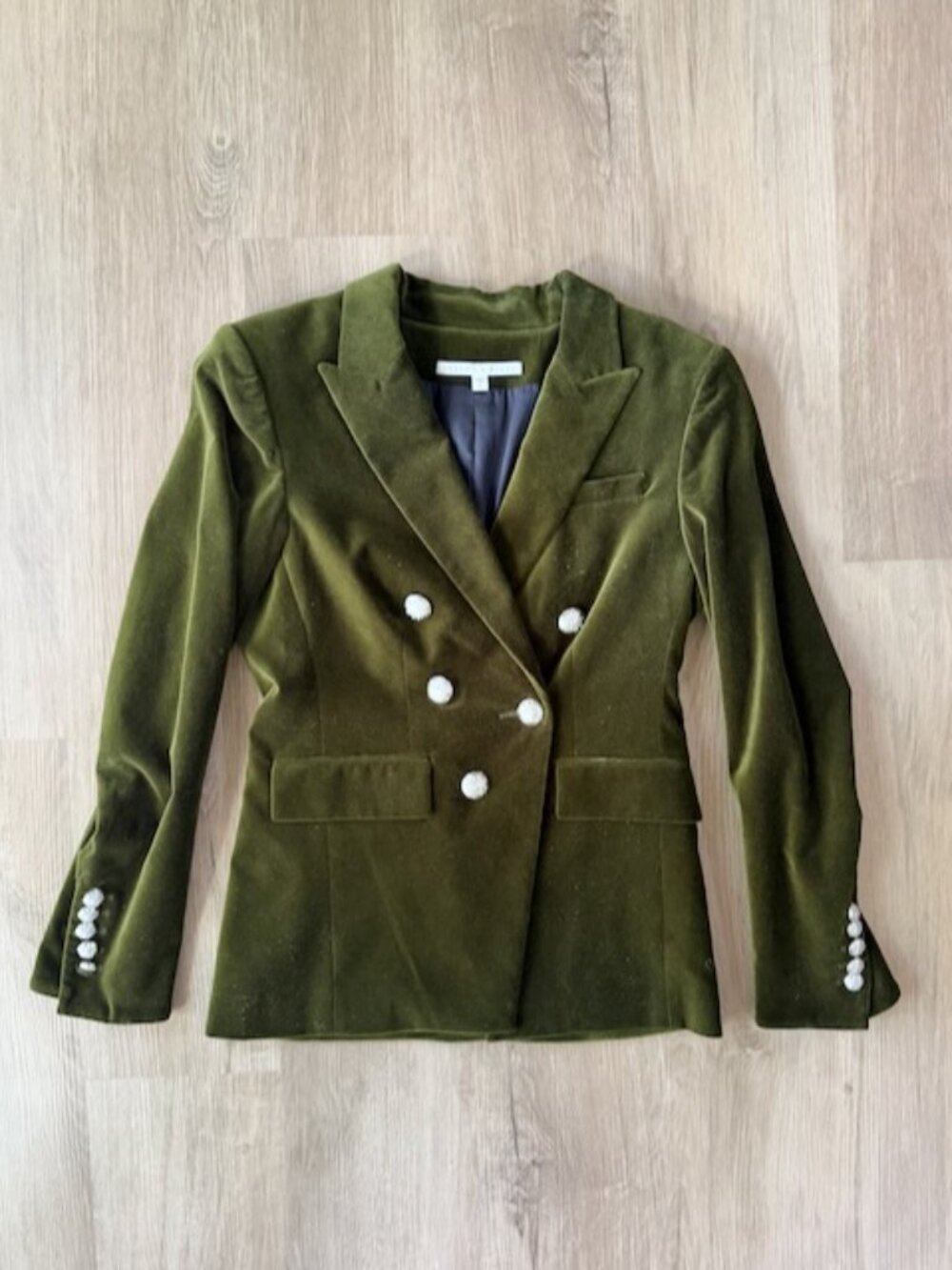 Veronica Beard Lawrence Velvet Dickey Blazer Sz 8